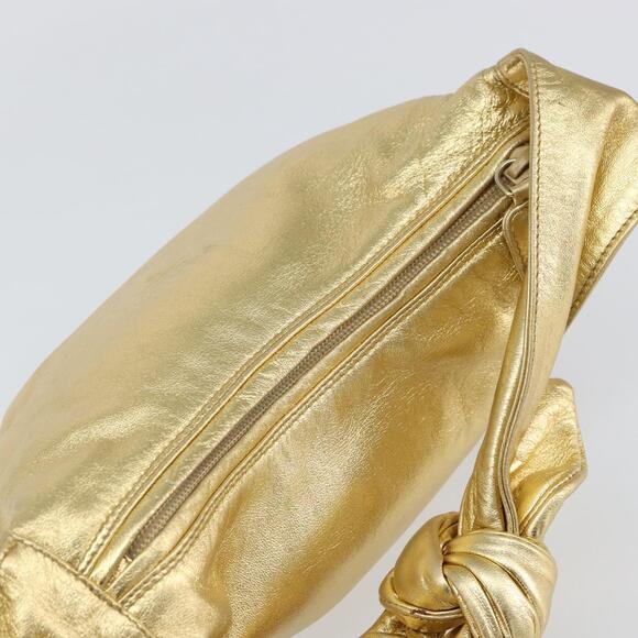 PRADA Shoulder Bag Leather Gold Auth 156454V - Picture 6 of 16